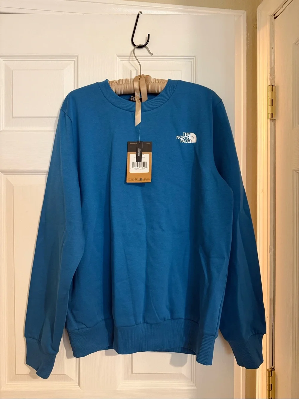 The North Face Men’s Crewneck Sweatshirt - Teal Blue NWT